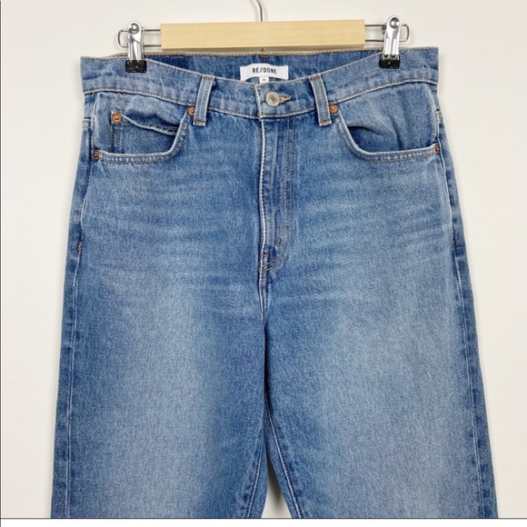 NWOT RE/DONE 70s Straight Leg High Rise Jeans - Picture 2 of 12